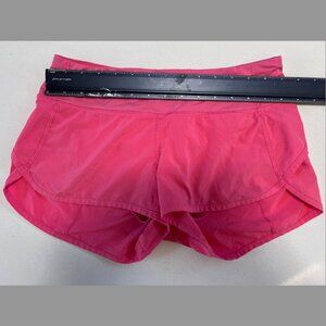 Lululemon Speed Up Shorts 2.5" Size 4 Bright Pink